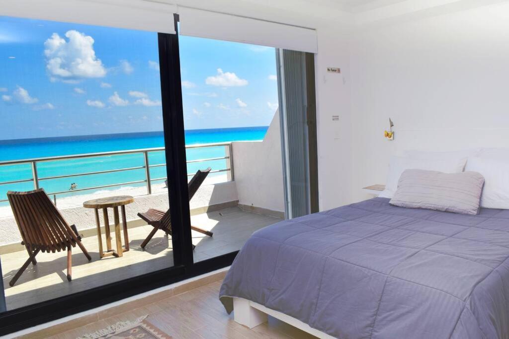 Ocean Front Villa Marlin, Best Location In Hotel Zone #109 Cancun Exterior photo