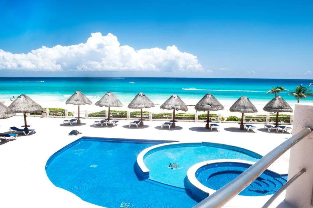 Ocean Front Villa Marlin, Best Location In Hotel Zone #109 Cancun Exterior photo