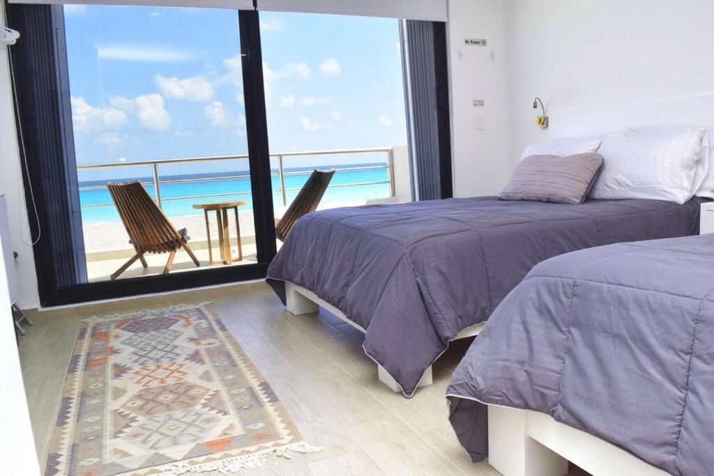 Ocean Front Villa Marlin, Best Location In Hotel Zone #109 Cancun Exterior photo